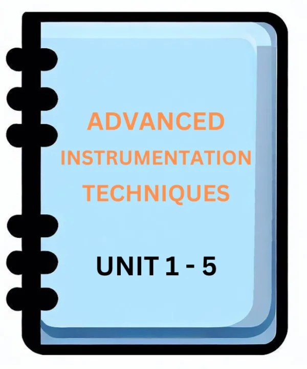 Advanced Instrumentation Techniques Bpharm 8th Sem Pharmdbm