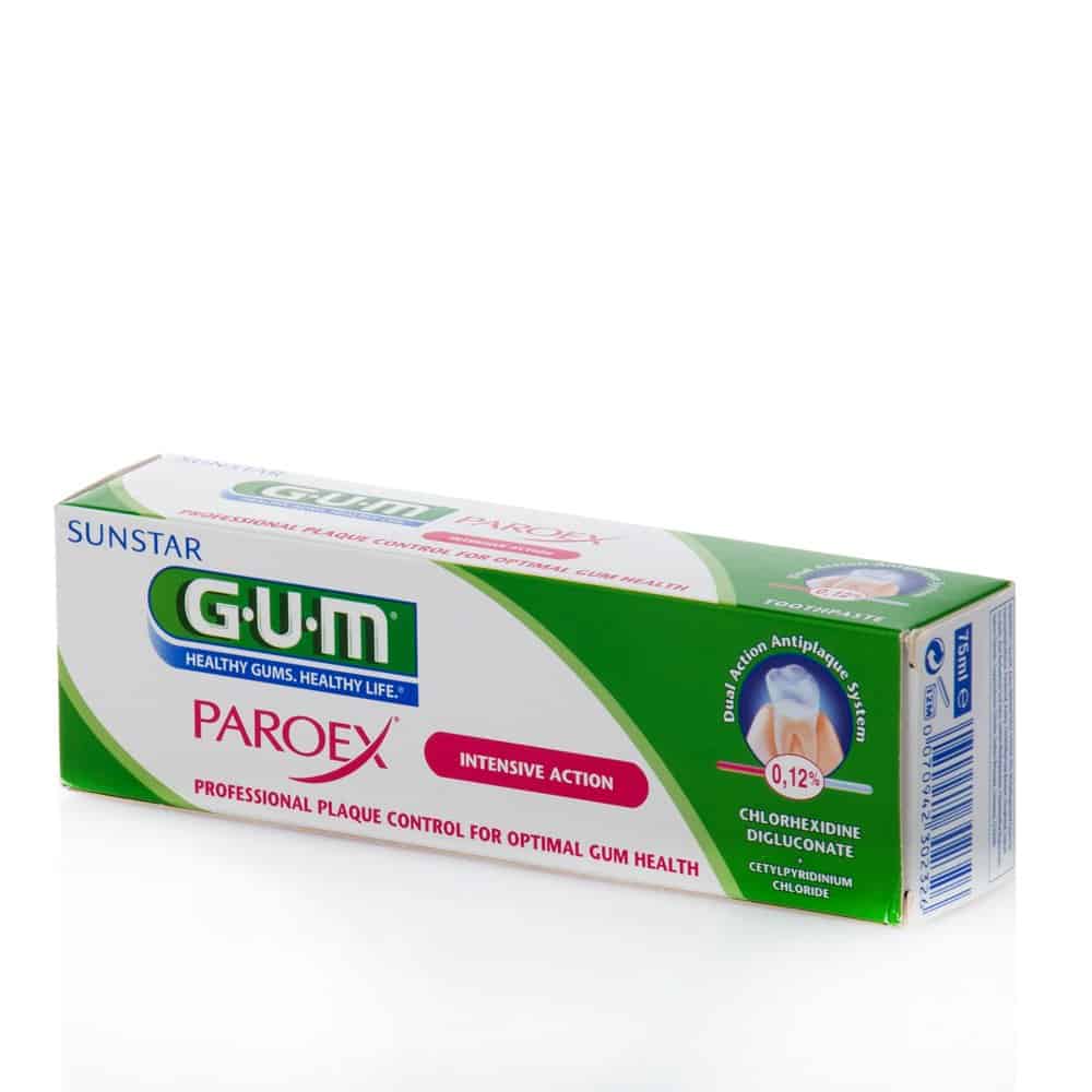 GUM Paroex Intensive Action Toothpaste Chlorhexidine 0.12 75ml