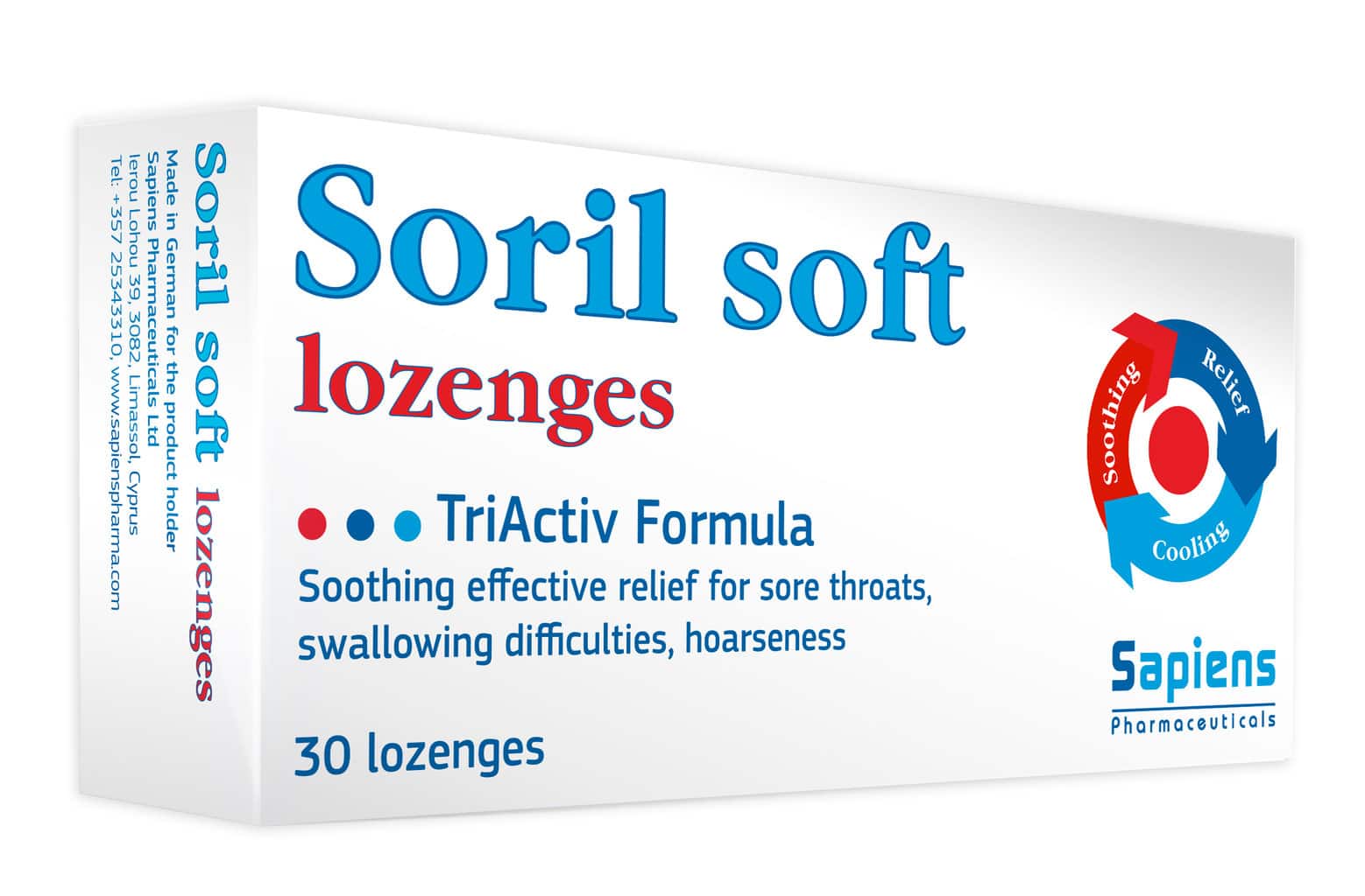 Soril Anise Flavour Lozenges 30 PHARMFETCH CY