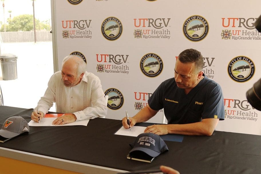 City of Pharr and UTRGV Celebrate Signing Ceremony for New School of