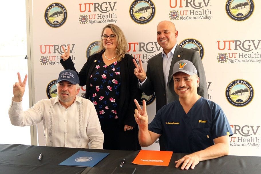 City of Pharr and UTRGV Celebrate Signing Ceremony for New School of