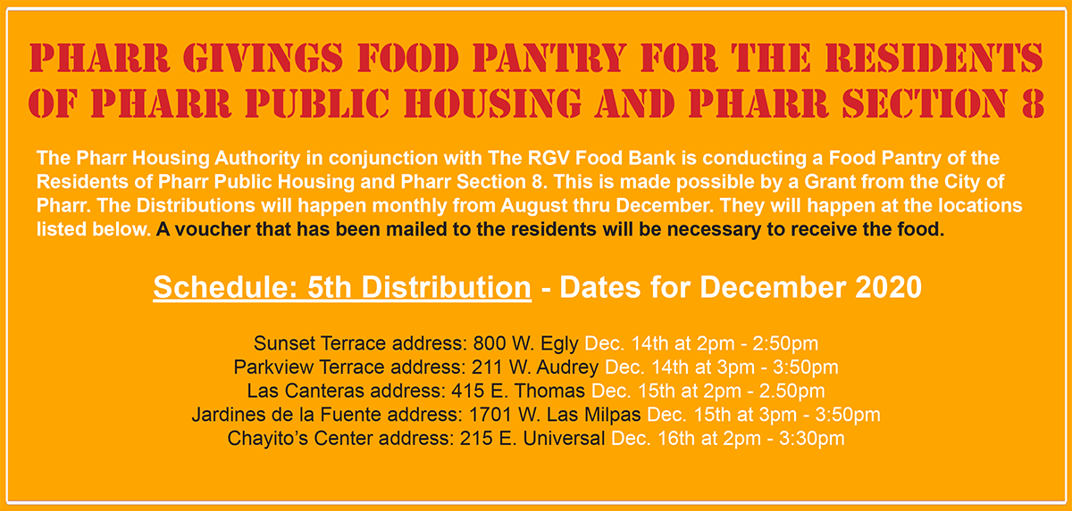 Pharr Housing Authority Pharr, Texas Section 8 RGV