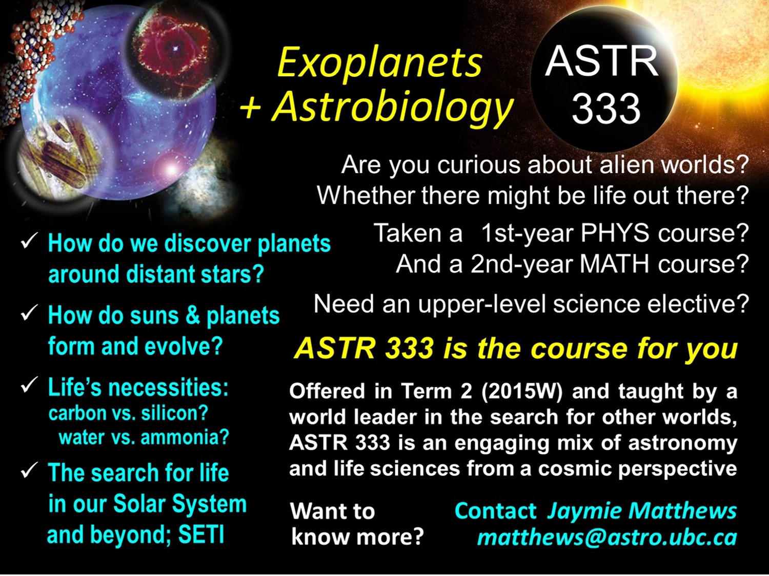 Courses UBC Physics & Astronomy