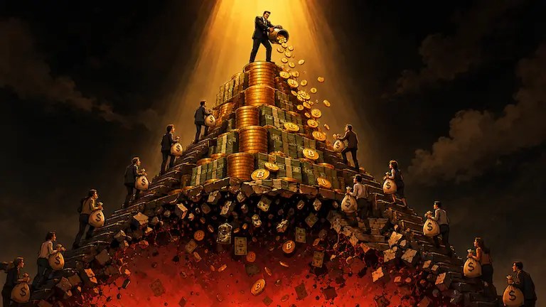 Stratégie, la chaîne de Ponzi qui s'est dévorée Stratégie, la chaîne de Ponzi qui s'est dévorée