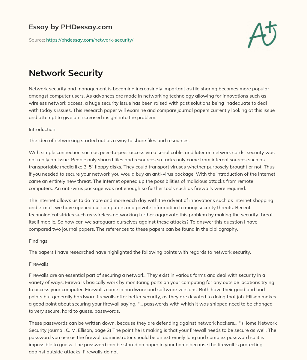 Network Security