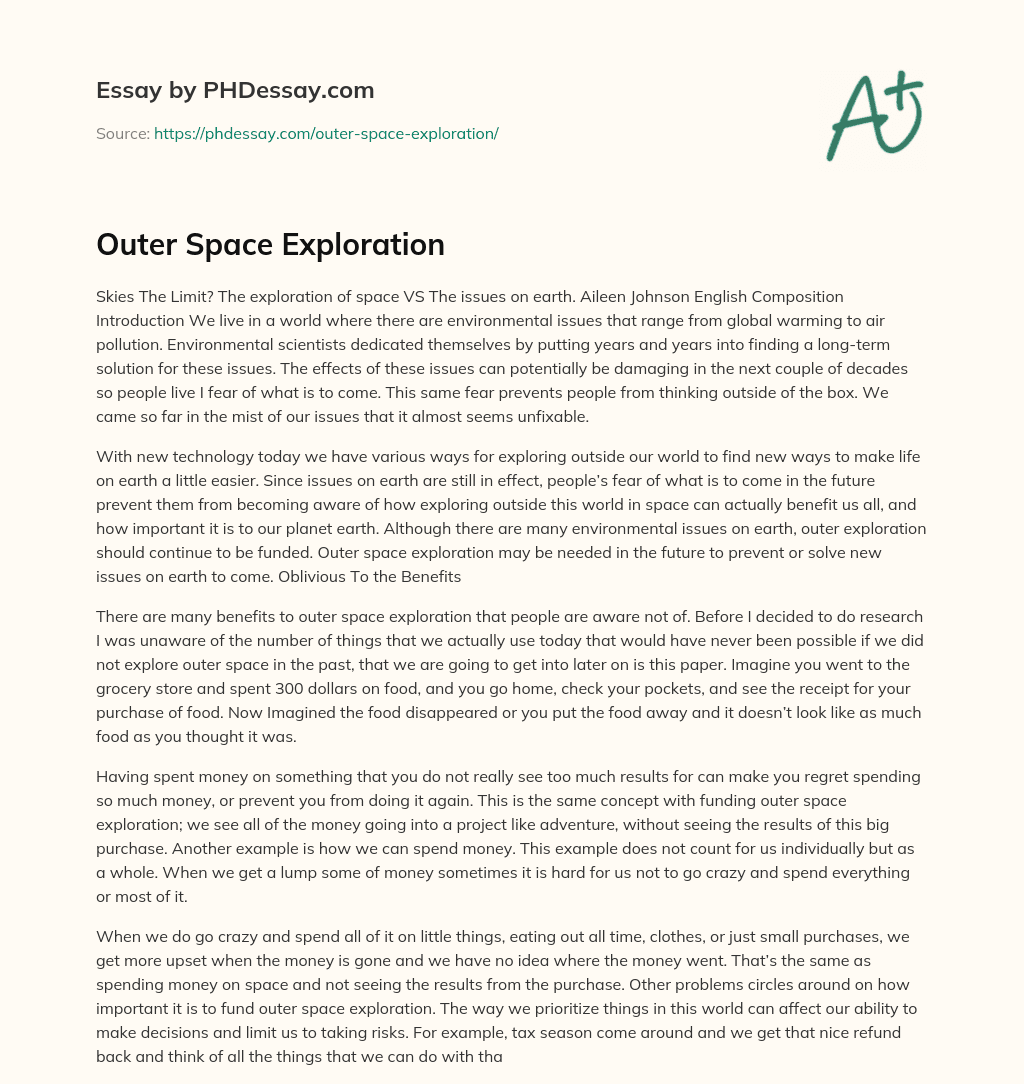 Outer Space Exploration