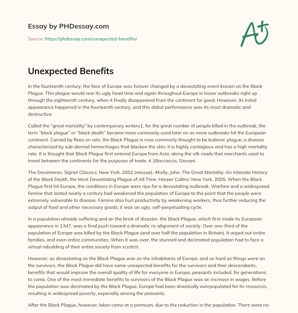 Unexpected Benefits(04)