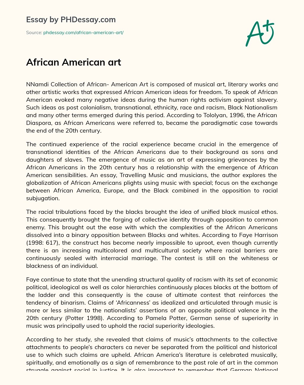 African American art