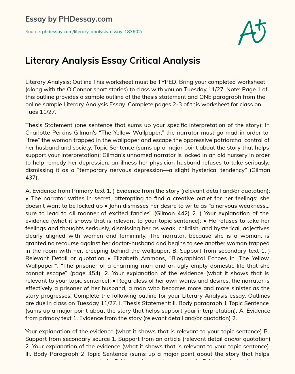 📝 Master Literary Analysis Free Examples for Better Writing