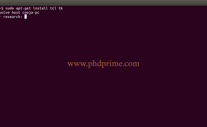 Process to run TCL file in Linux