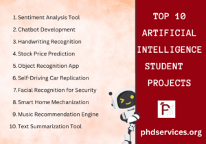 Top 10 Artificial Intelligence Student Projects Ideas