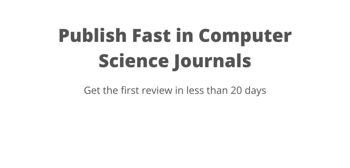 Fast publishing Computer science journals PhDTalks