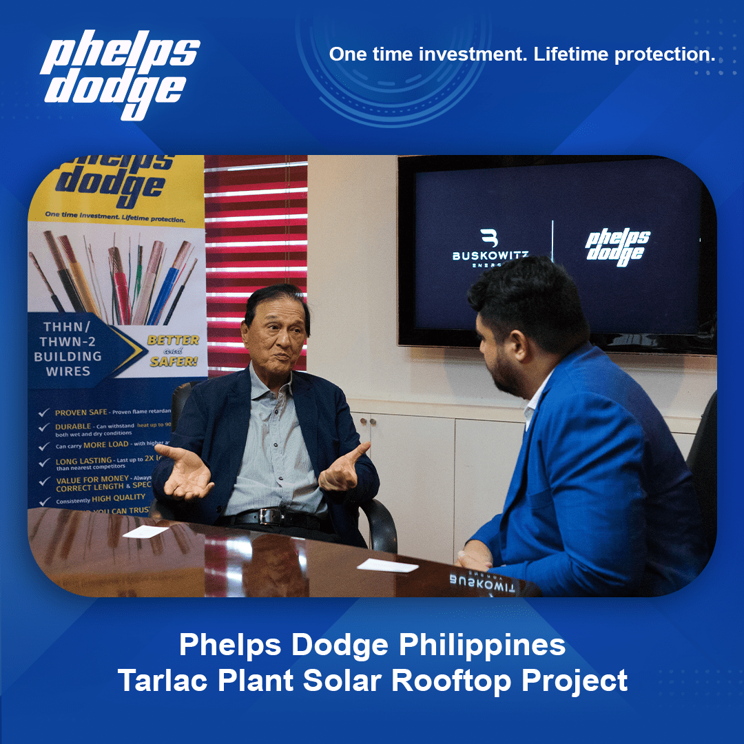 Phelps Dodge Philippines Partners with Buskowitz Energy to Harness