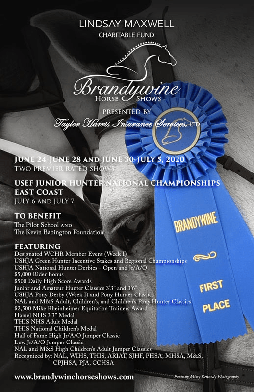 Brandywine Horse Shows 2020 Prize List Now Available Online Phelps