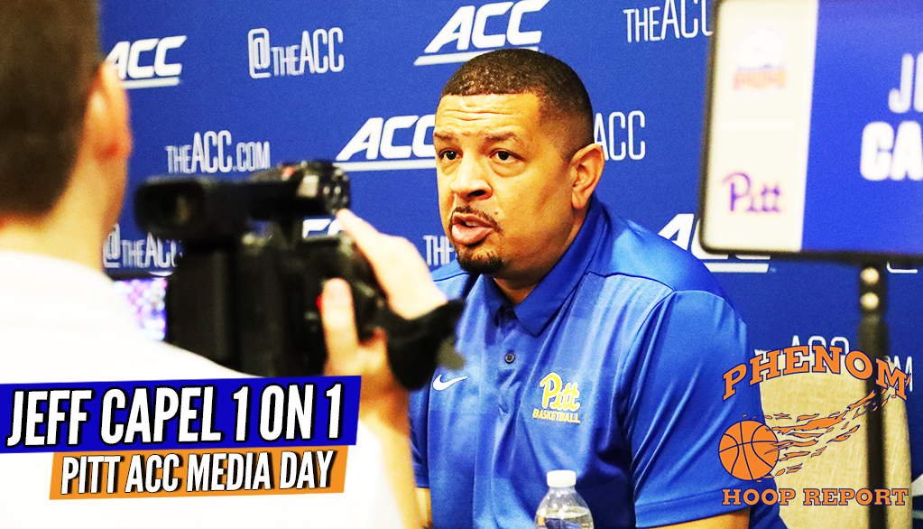 ACC Media Day Pittsburgh Head Coach Jeff Capel Takes the Mic