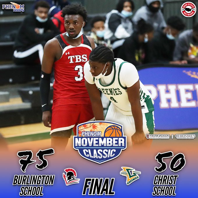 Burlington Events November 2023 Phenom November Classic Recap Christ School vs. The Burlington School