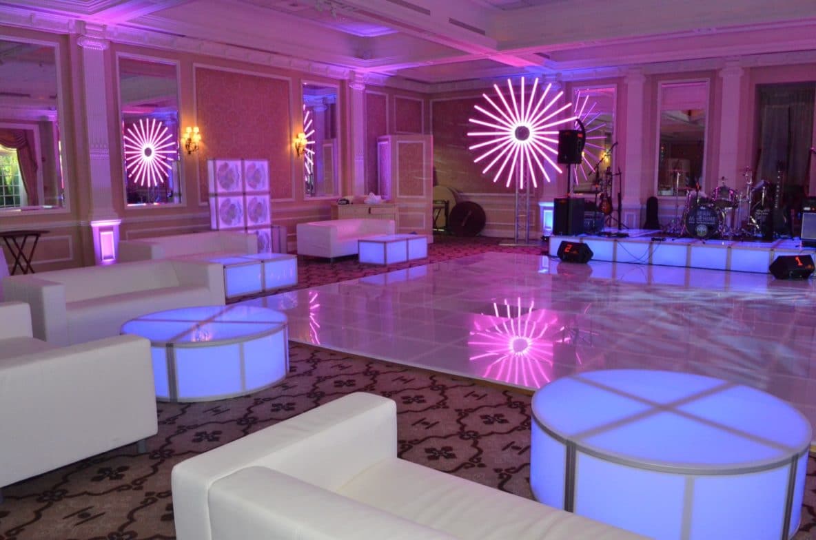 Exclusive Extras White Acrylic Flat Dance Floor (Wedding Packages