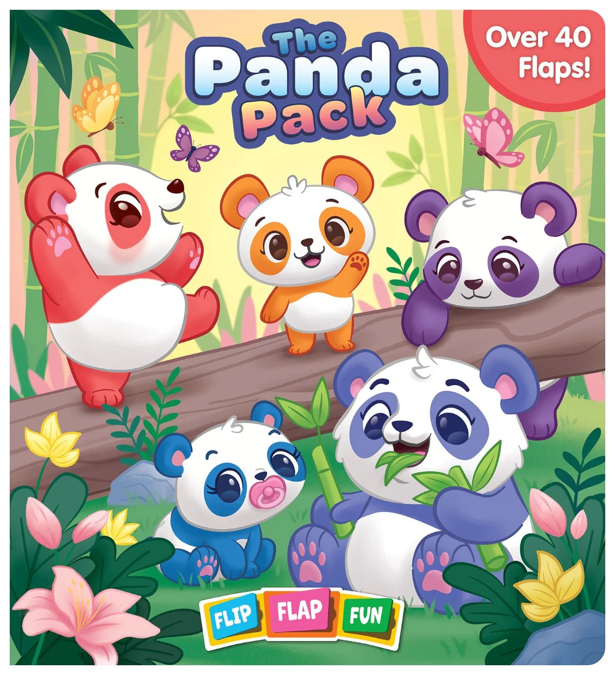 Lift the Flap Book, Flip Flap Panda Book, Flip Flap Fun Book Panda Phidal