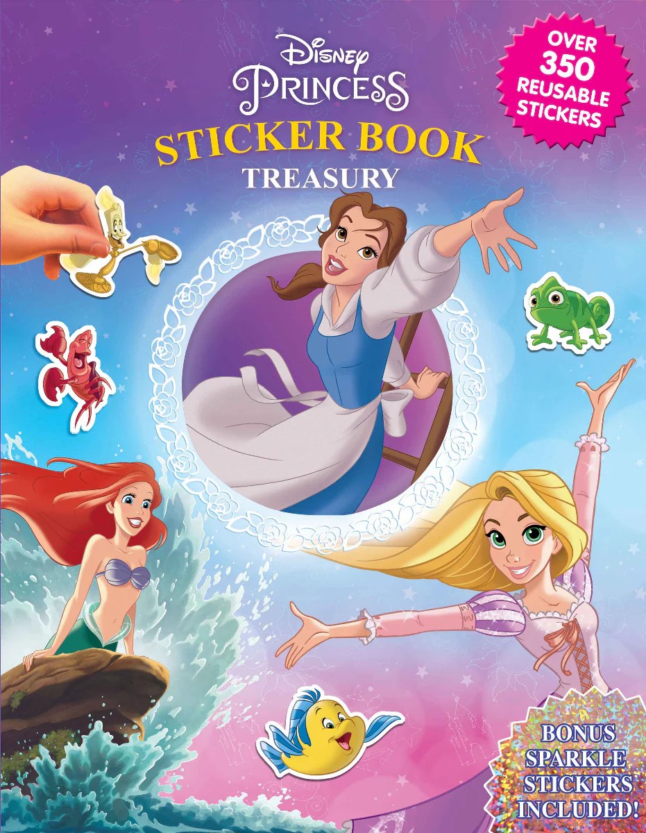 Disney Princess Sticker Book, Princess Sticker Activity Book Phidal