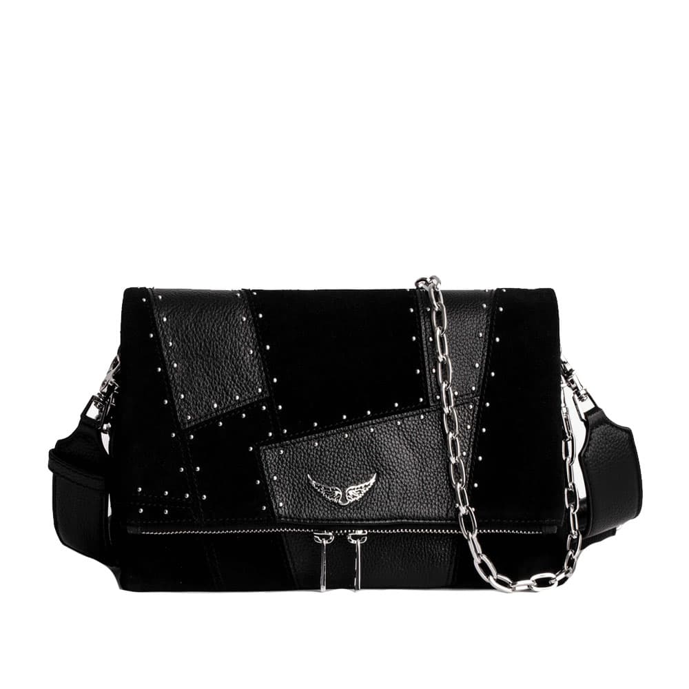 Zadig & Voltaire Rocky Patchwork Studs Taske PHIGO FINE LUXURY