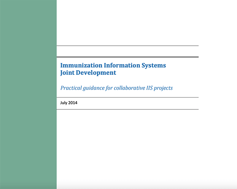 Immunization Information Systems Joint Development PHII