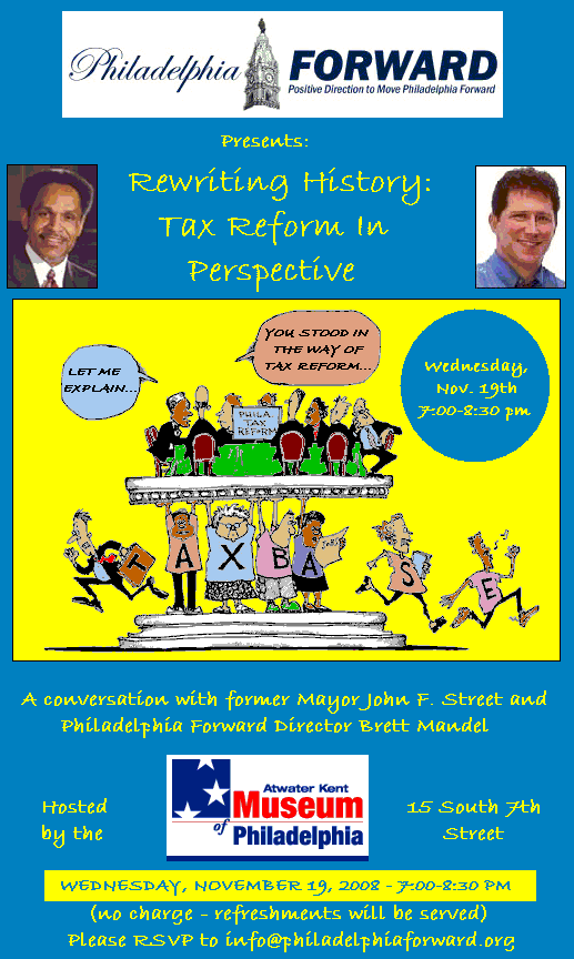 Tax Reform In Perspective Forum Philadelphia Forward