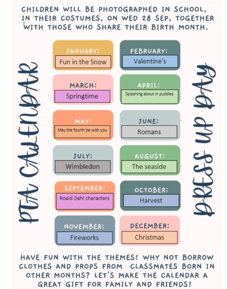 PTA Calendar Photo Phil and Jim's PTA