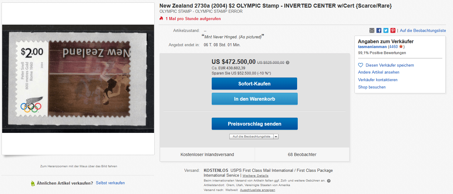 Philaseiten.de Wucher bei ebay