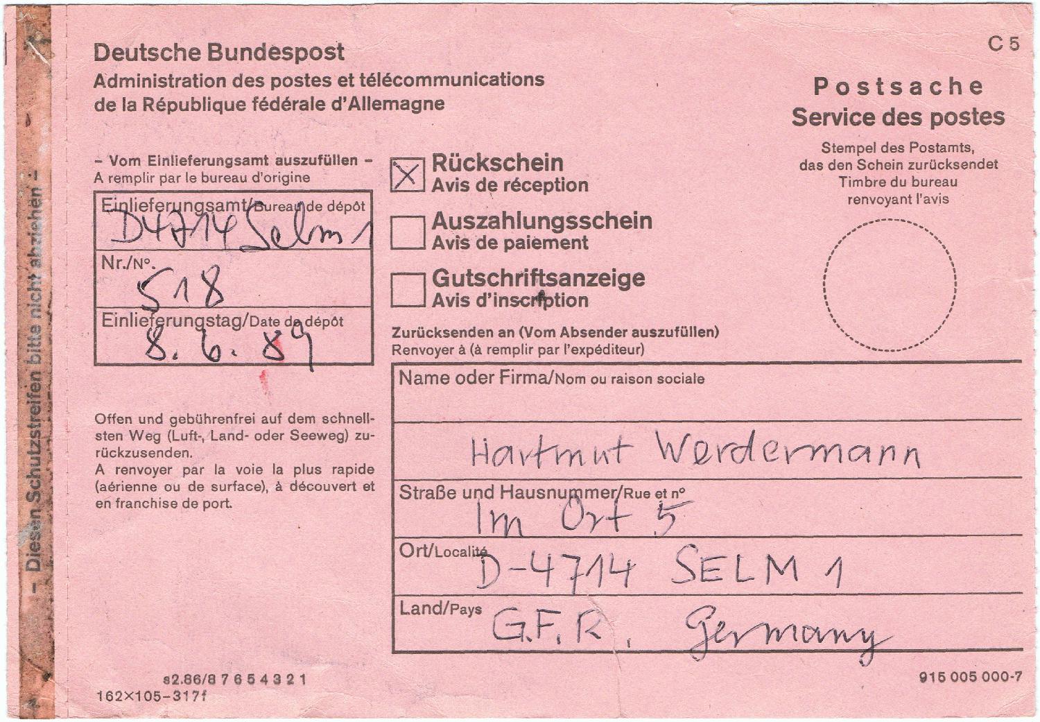 Deutsche Post Porto Brief Einschreiben Deutschepost porto Deutsche