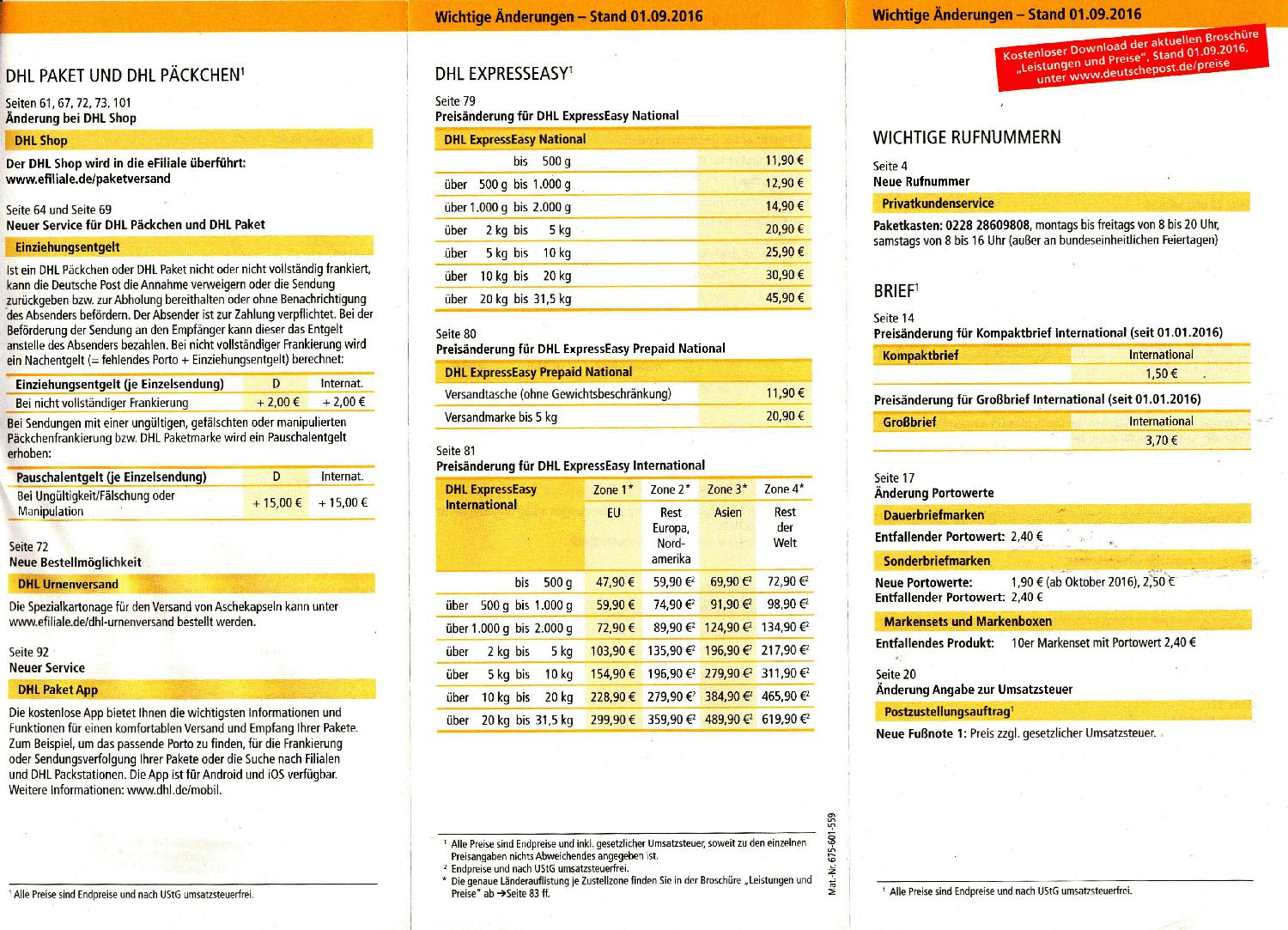 Dhl Päckchen Preise / Dhl Versandkosten So Sparen Sie Beim Paketversand