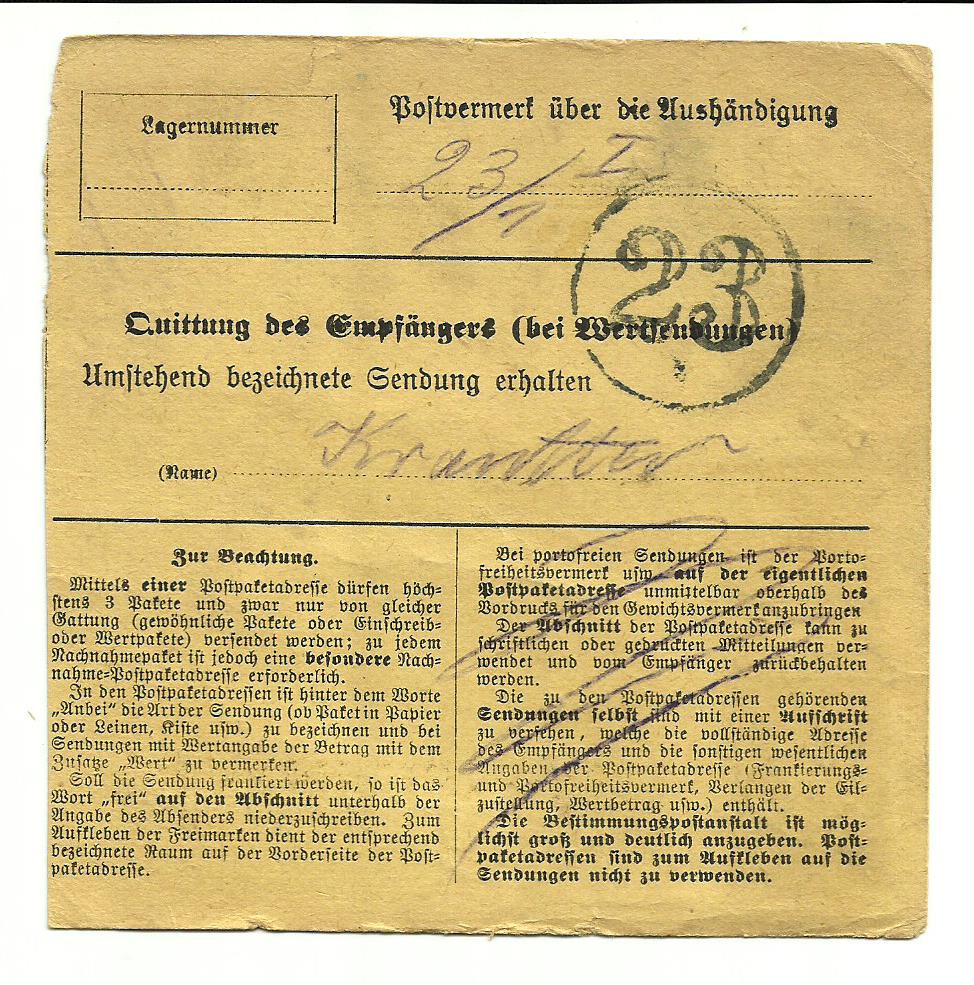 Philaseiten.de Bayern ab "PfennigZeit" 1876 bis 30.6.1920 Belege