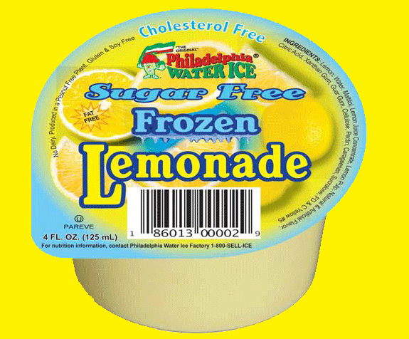 4 Oz. Cups Philadelphia Water Ice Factory