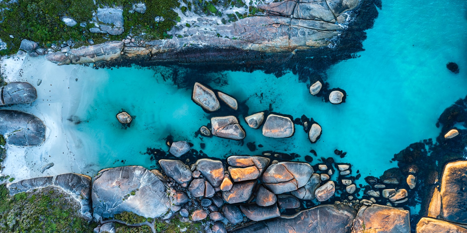 DEN40c Elephant Rocks, Denmark, Western Australia Phil Hollett Gallery