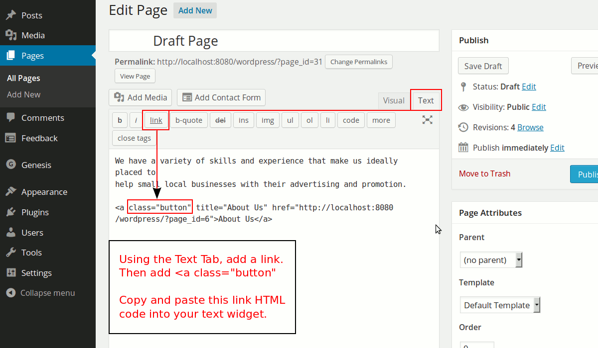 Setup Parallax Pro theme Philip Gledhill