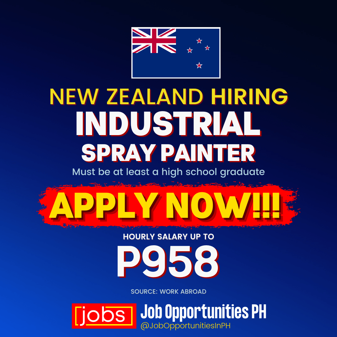 Job Opportunities for Industrial Spray Painters in New Zealand Apply