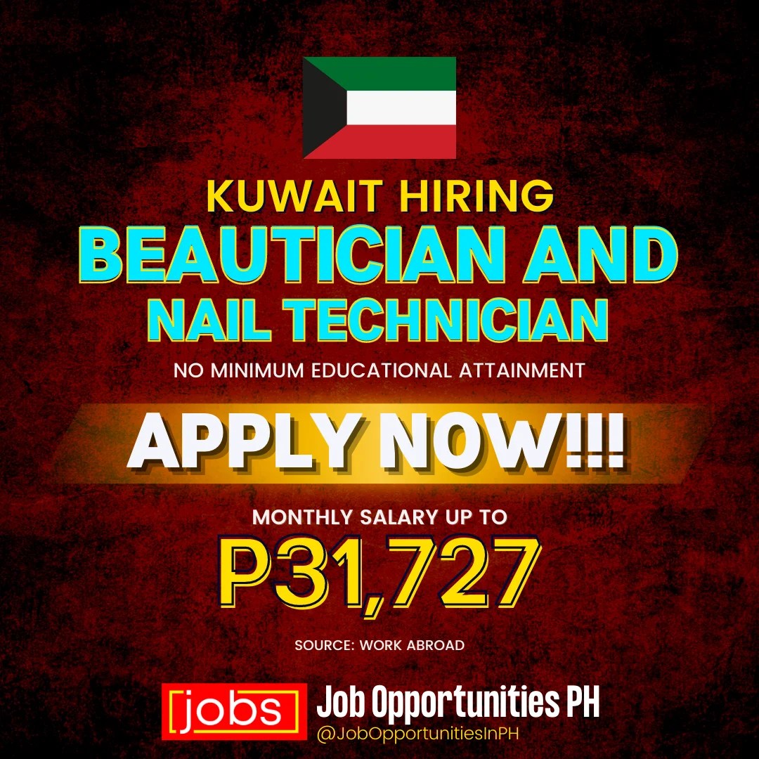 Job Opportunities for Beautician and Nail Technician in Kuwait 10