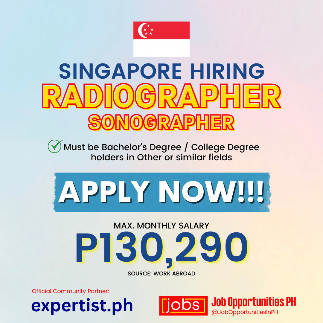 Job Opportunities for Radiographers Sonographers in Singapore Apply