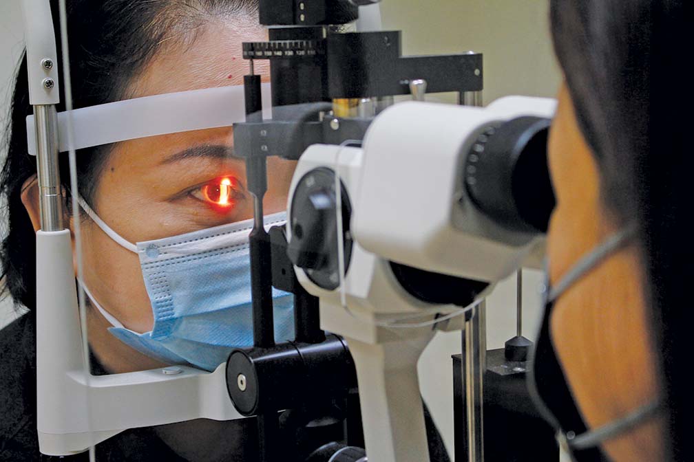 Diabetics should have their eyes checked to monitor for diabetic