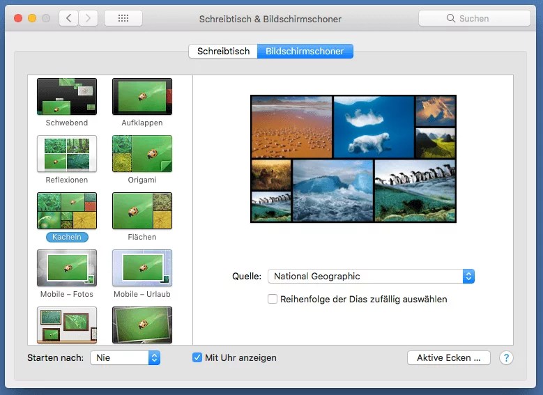 Bildschirmschoner alt, unnötig und ein Stromfresser