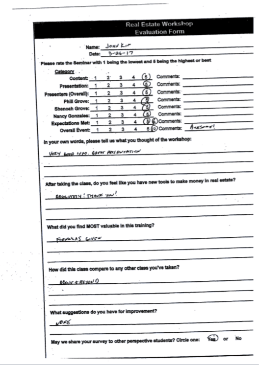 Phill Grove Residential Real Estate Review John Kim Phill Grove Reviews