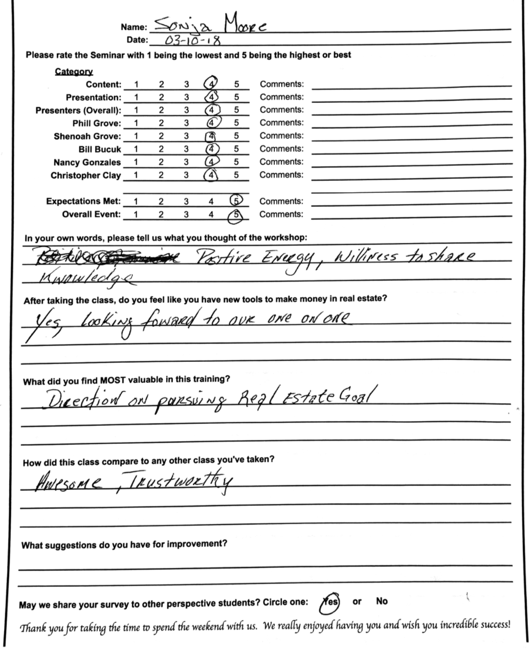 Sonja Moore Describes Texas Real Estate Trustworthy Phill