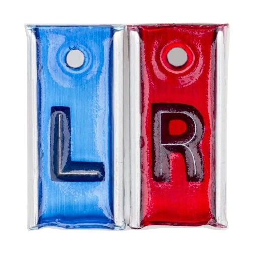 Aluminium L&R XRay Markers Vertical Phillips Safety