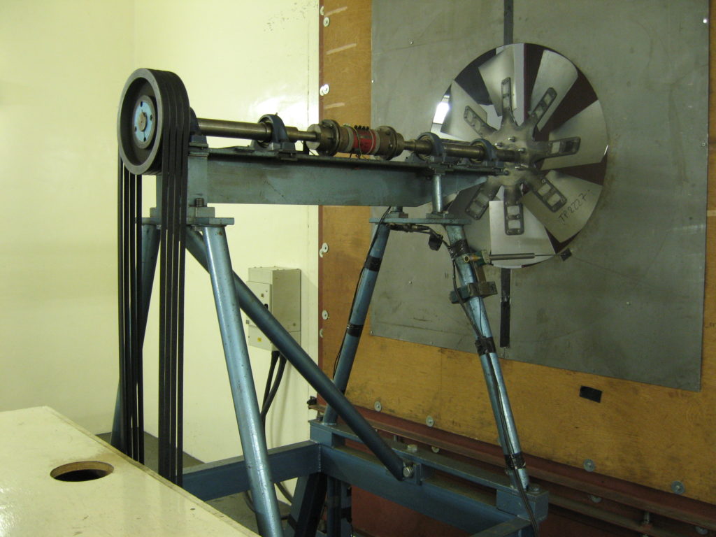 Fan Test Rig with medium drive Phillips & Temro