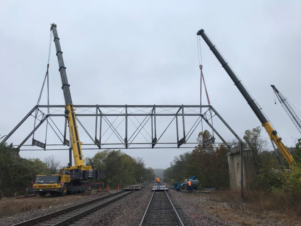 Thayer Missouri Bridge Replacement over BNSF Tracks Phillips Hardy