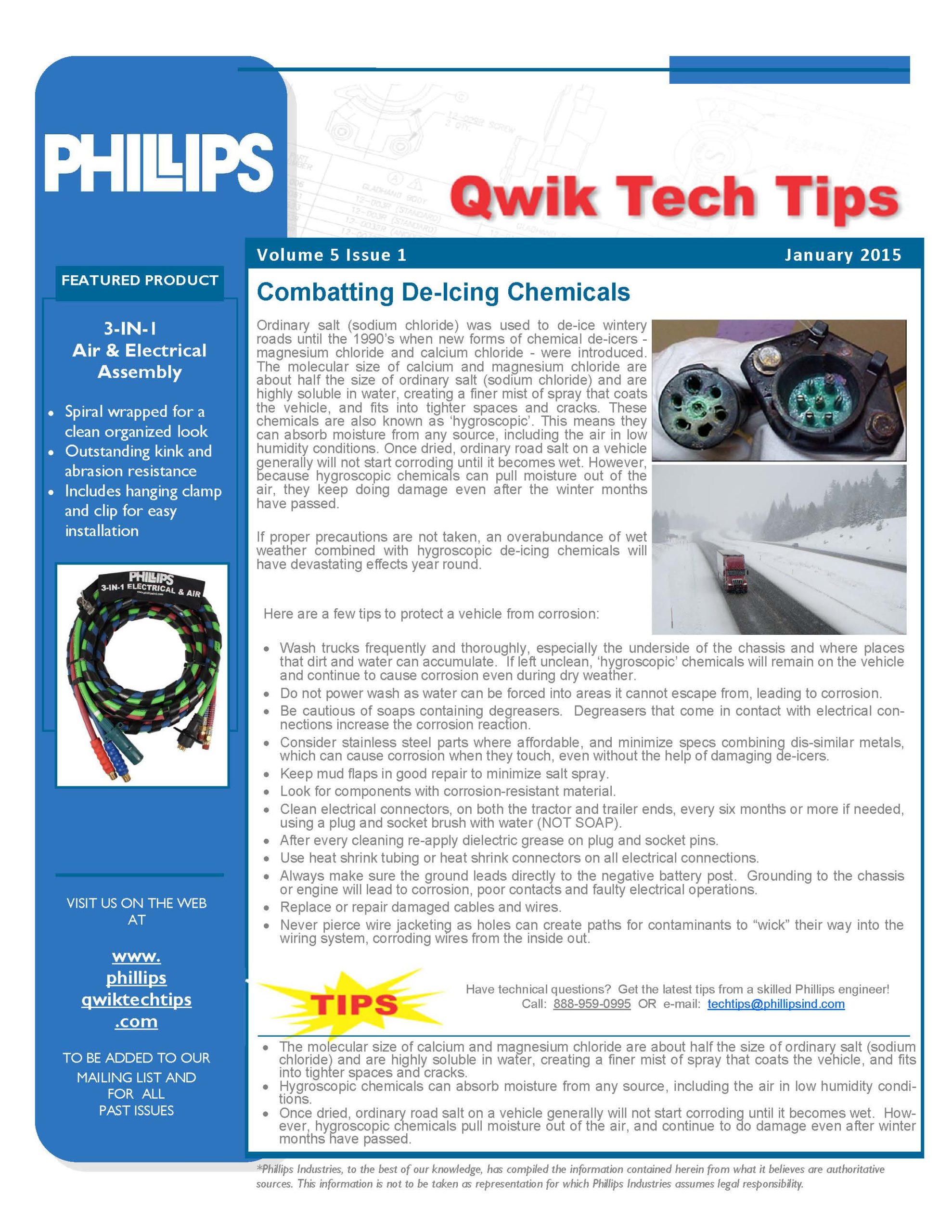 Combating DeIcing Chemicals Phillips Ind
