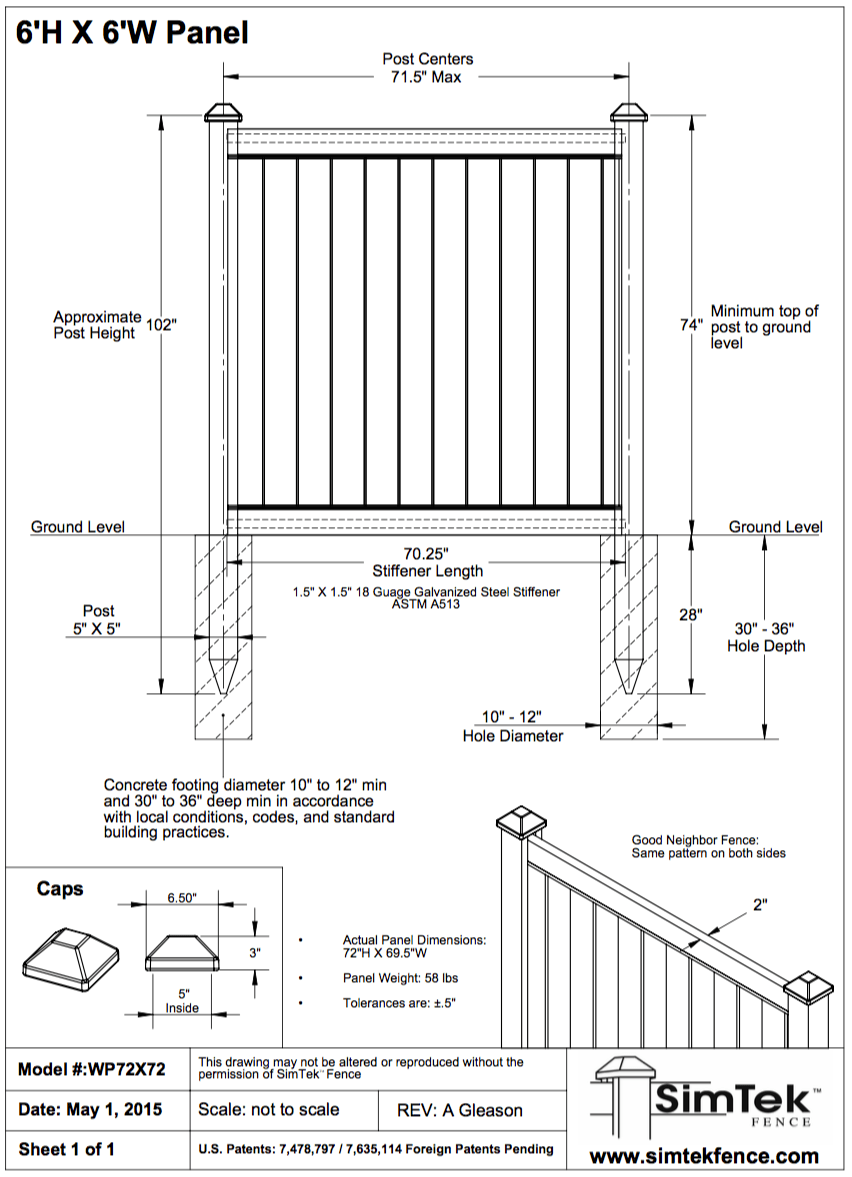 Sherwood CertaGrain Vinyl Privacy Fencing Products Phillips Outdoor