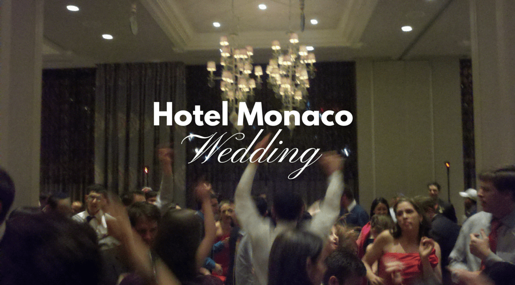 Hotel Monaco Wedding Philly Custom DJ
