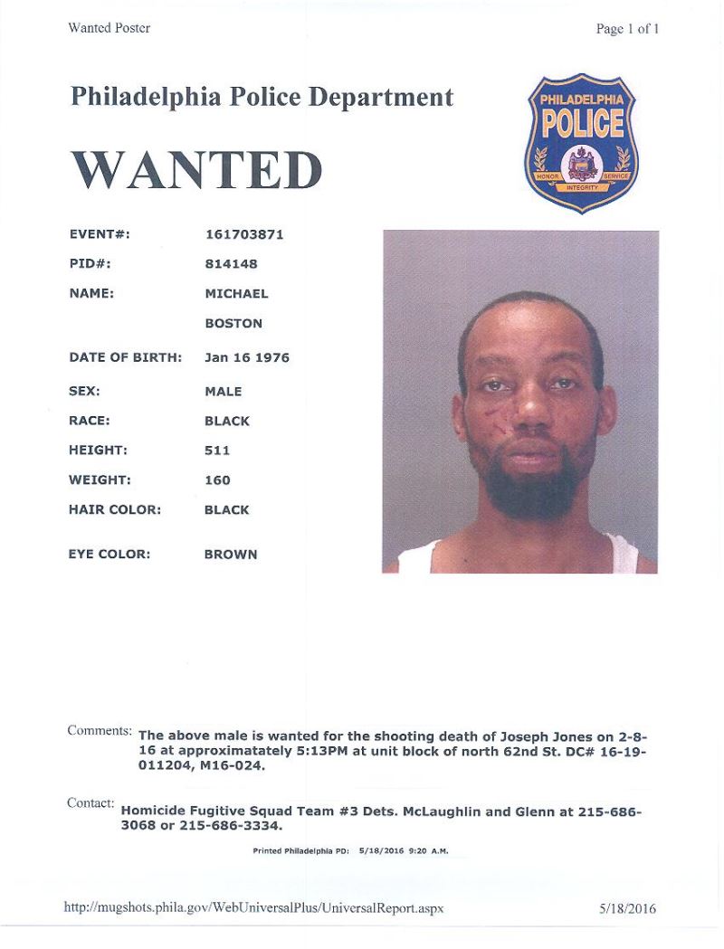 Philly's Most Wanted Fugitives Submit Anonymous Tips on Philadelphia