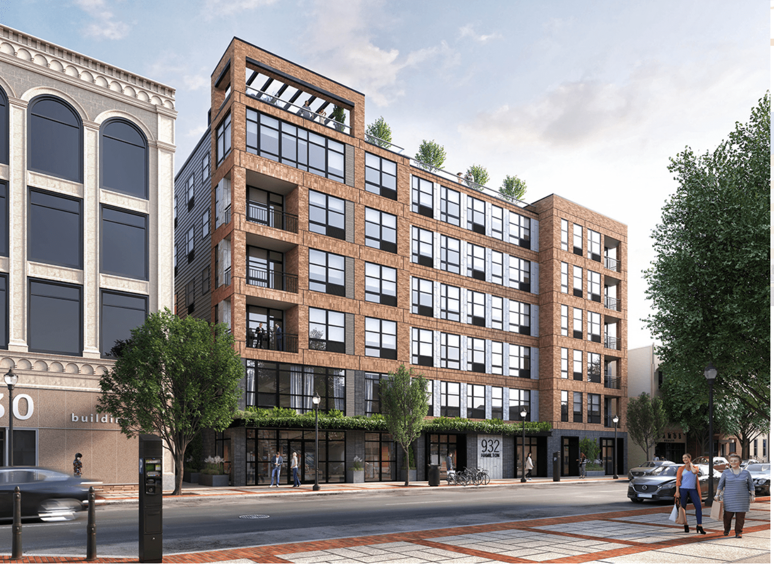 108Unit MixedUse Structure Revealed for 932 Hamilton Street in