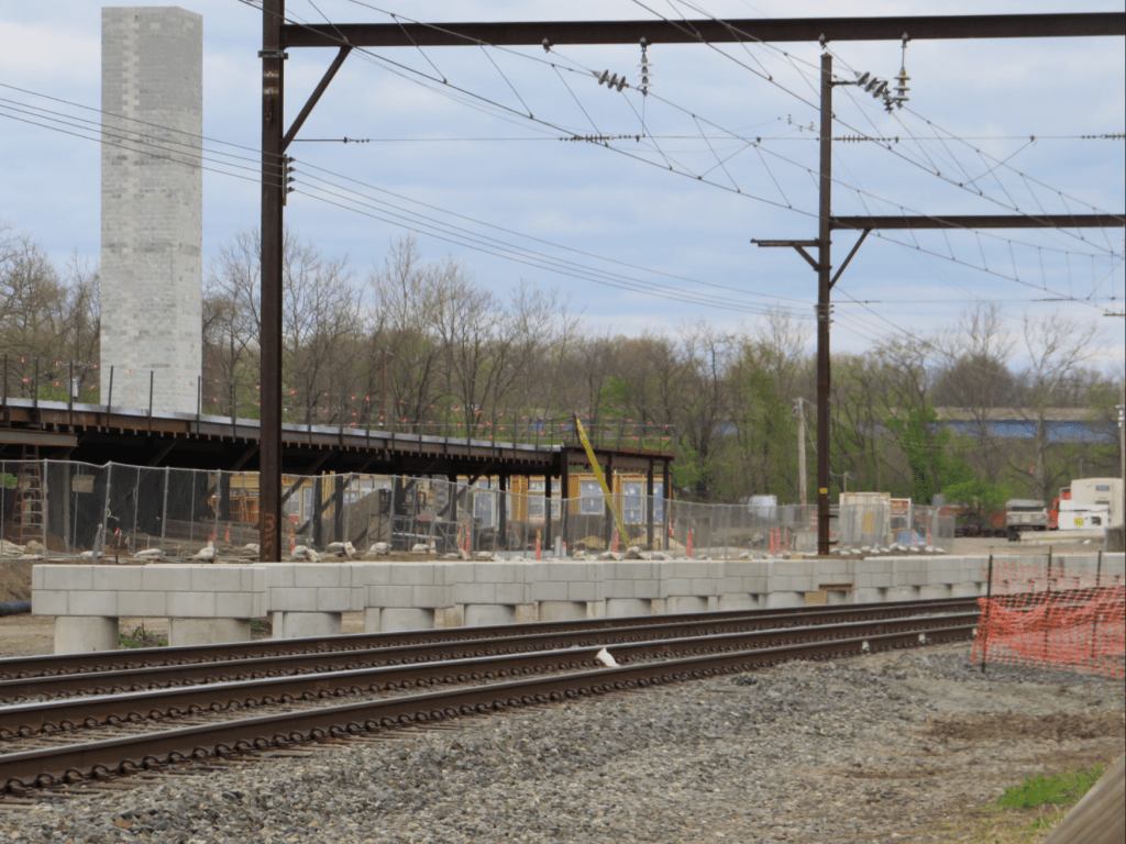Construction Progresses On New Conshohocken Train Station